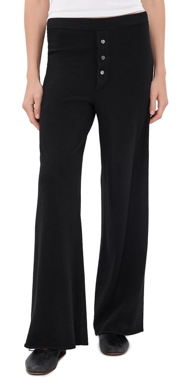 Guest in Residence Guest in Residence Everywear Cashmere Pants Black