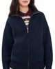 Guest in Residence Guest in Residence Felted Zip Jacket Midnight - 1