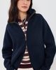 Guest in Residence Guest in Residence Felted Zip Jacket Midnight - 2