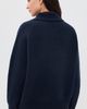 Guest in Residence Guest in Residence Felted Zip Jacket Midnight - 3