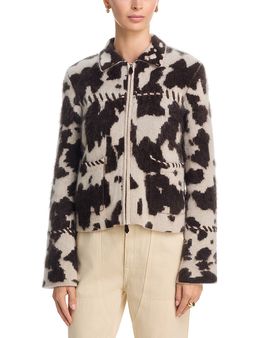 Guest In Residence Guest in Residence Grizzly Cowhide Cashmere Jacket