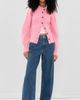 Guest in Residence Guest in Residence Grizzly Sculpted Cashmere Cardigan Sprinkle - 5