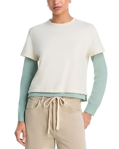 Guest In Residence Guest in Residence Layered Long Sleeve Tee