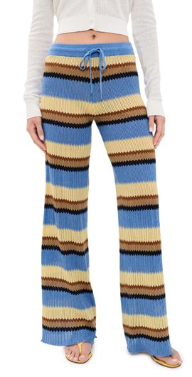 Guest in Residence Guest in Residence Palazzo Pants Delft Blue Combo