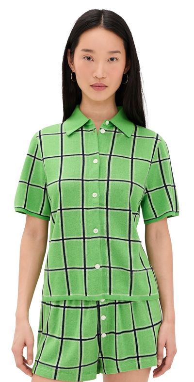 Guest in Residence Guest in Residence Picnic Plaid Shirt Match Point Combo