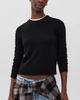 Guest in Residence Guest in Residence Shrunken Crew Cashmere Sweater Black - 2