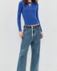 Guest in Residence Guest in Residence Shrunken Waffle Cashmere Knit Polo Reservoir - 5