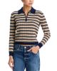 Guest In Residence Guest in Residence Silk & Linen Zippered Polo Sweater - 1