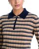 Guest In Residence Guest in Residence Silk & Linen Zippered Polo Sweater - 4