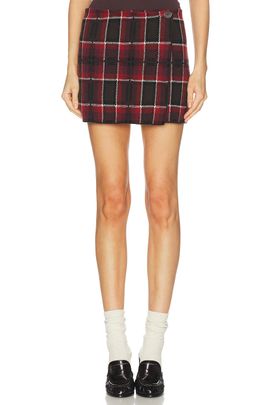 Guest In Residence Guest In Residence Tartan Mini Skirt