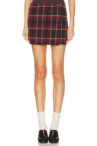 Guest In Residence Guest In Residence Tartan Mini Skirt