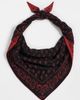 Guest in Residence Guest in Residence The Wild Rag Bandana Scarf Carmine/Black One - 4