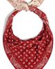 Guest in Residence Guest in Residence The Wild Rag Triangle Scarf Carmine/Butter One - 1
