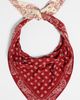 Guest in Residence Guest in Residence The Wild Rag Triangle Scarf Carmine/Butter One - 4