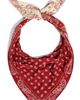 Guest in Residence Guest in Residence The Wild Rag Triangle Scarf Carmine/Butter One - 6