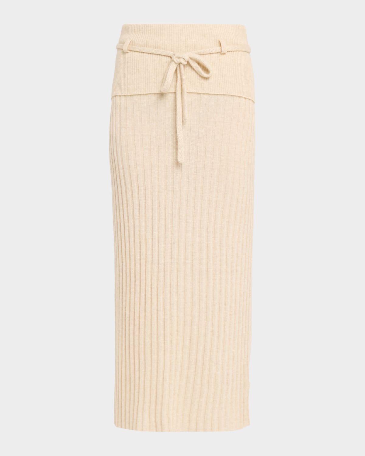 Guest in Residence Lia Low-Rise Cashmere-Blend Skirt
