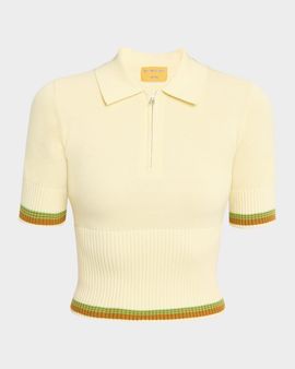 Guest in Residence Marcella Cotton-Cashmere Polo