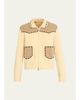Guest in Residence Saddle Up Cashmere-Wool Jacket - 1