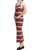 Guest in Residence Women's Palazzo Striped Silk-Linen Midi Dress - 4