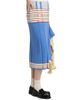 Guest in Residence Women's Striped Silk-Linen Midi-Skirt - 4