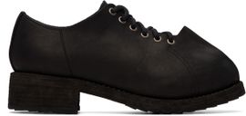Guidi Guidi Black 2091 Leather Rhino Toe Derbys