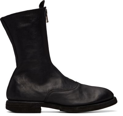 Guidi Guidi Black 310WZ New Army Double Sole Boots