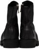 Guidi Guidi Black 796LVX Leather Side Zip Top-Ankle Boots - 2