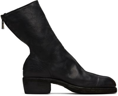 Guidi Guidi Black Back Zip Boots
