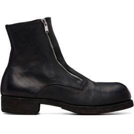 Guidi Guidi Black GR07FZ Zip Up Boots