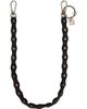 Guidi Guidi Black Leather Keychain - 2