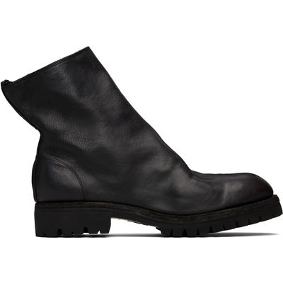 Guidi Guidi Black Side Zip Boots