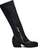 Guidi Guidi Black Soft Horse Black Side Zip Hi Boots - 1