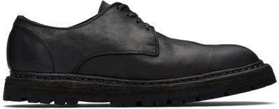 Guidi Guidi Black Soft Horse Leather 99 Derbys
