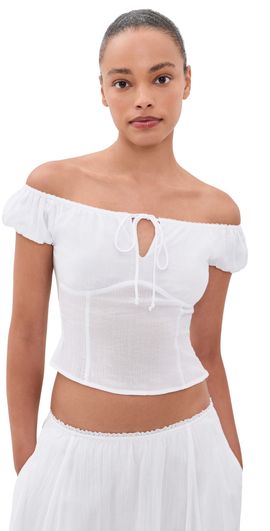 GUIZIO GUIZIO Anabella Top White