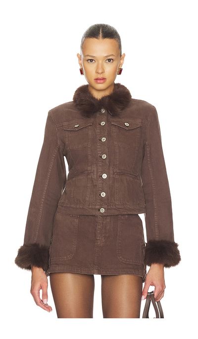 GUIZIO GUIZIO Ares Faux Fur Jacket