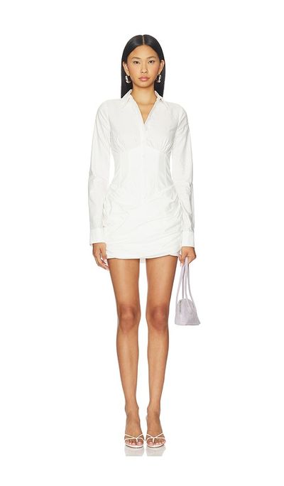 GUIZIO GUIZIO Corset Shirt Dress