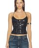 GUIZIO GUIZIO Embellished Lace Marini Top - 1
