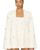 GUIZIO GUIZIO Embellished Oversized Blazer - 1