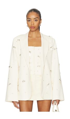 GUIZIO GUIZIO Embellished Oversized Blazer