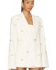 GUIZIO GUIZIO Embellished Oversized Blazer - 2
