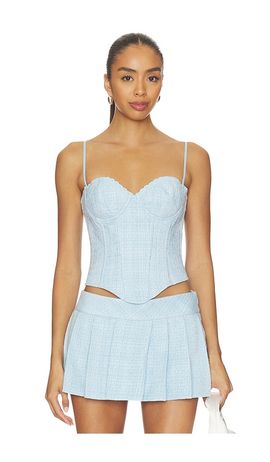 GUIZIO GUIZIO Genevieve Lace Trim Bustier