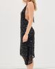 GUIZIO GUIZIO Gisele Sequin Lace Dress Black - 4