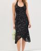 GUIZIO GUIZIO Gisele Sequin Lace Dress Black - 5