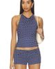 GUIZIO GUIZIO Halter Cowl Neck Top - 1