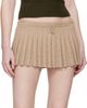 GUIZIO GUIZIO Khaki Vivienne Short Sleeve Cable Turtleneck - 4