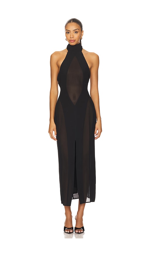 kushiro mesh dress Estrid Embroidered Mesh Midaxi Cami Dress | Disturbia