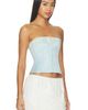 GUIZIO GUIZIO Lace Trim Satin Corset - 2