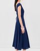 GUIZIO GUIZIO Leila Linen Dress NAVY - 4