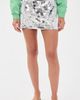 GUIZIO GUIZIO Low Rise Paillette Skirt Silver - 2