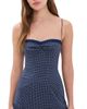 GUIZIO GUIZIO Margaux Mini Dress Navy/White - 1